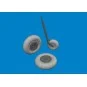Bf 109K-4 wheels for Kotare, 1/32 - Eduard Accessories 632206