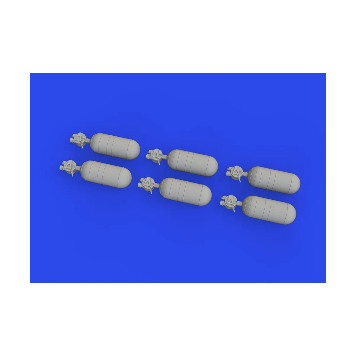 WWII USAAF oxygen cylinder A-6 PRINT, 1/32 - Eduard Accessories 632200
