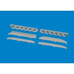 Bf 109K-4 exhaust stacks PRINT for Kotare, 1/32 - Eduard Accessorie... 2