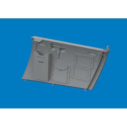 Hurricane Mk.II cockpit door PRINT for Revell, 1/32 - Eduard Access...