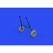 F4F wheels late PRINT for ARMA HOBBY, 1/72 - Eduard Accessories 672299