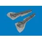Fw 190 undercarriage legs PRINT for Revell, 1/32 - Eduard Accessori...