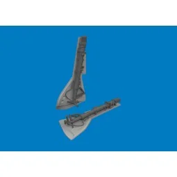 Fw 190 undercarriage legs PRINT for Revell, 1/32 - Eduard Accessori... 2