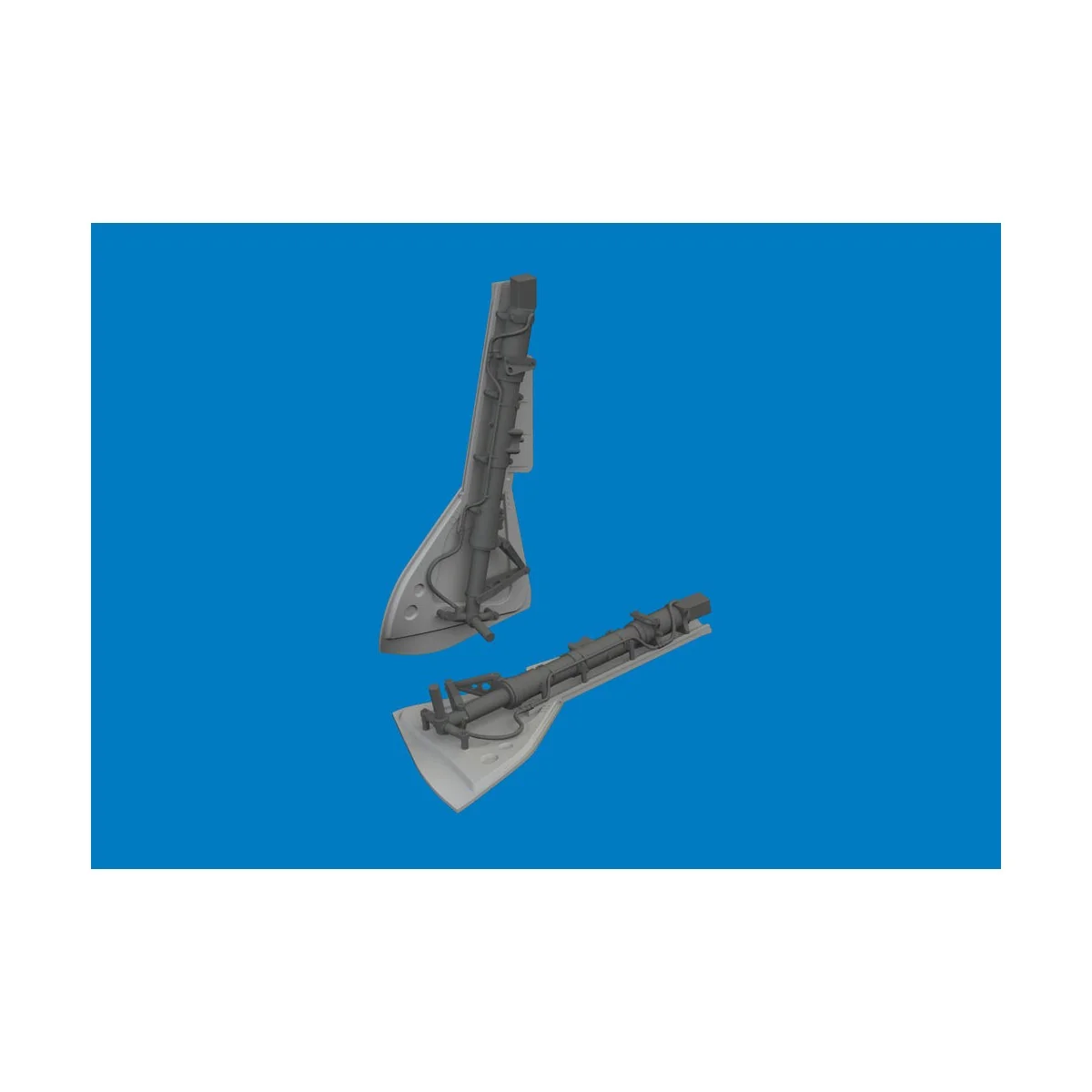 Fw 190 undercarriage legs PRINT for Revell, 1/32 - Eduard Accessori...