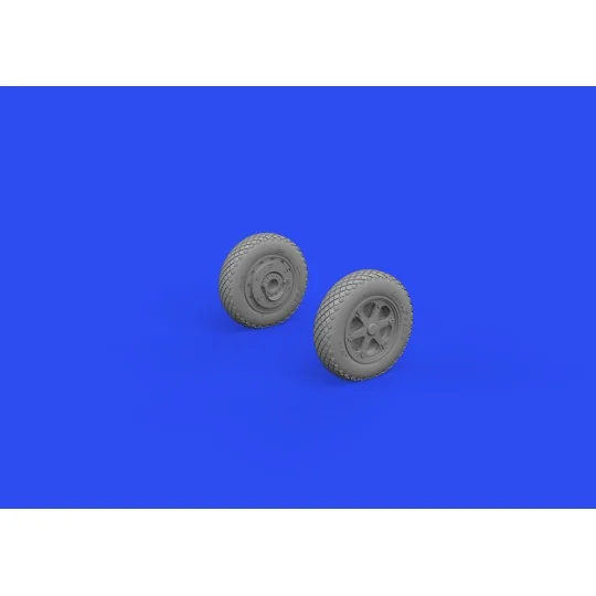 F4F wheels late PRINT for ARMA HOBBY, 1/72 - Eduard Accessories 672299