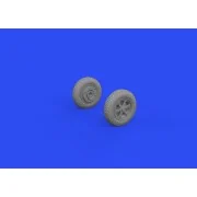 F4F wheels late PRINT for ARMA HOBBY - Eduard Accessories 672299