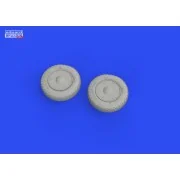 F4F wheels late w/rims PRINT for ARMA HOBBY, 1/72 - Eduard Accessor...