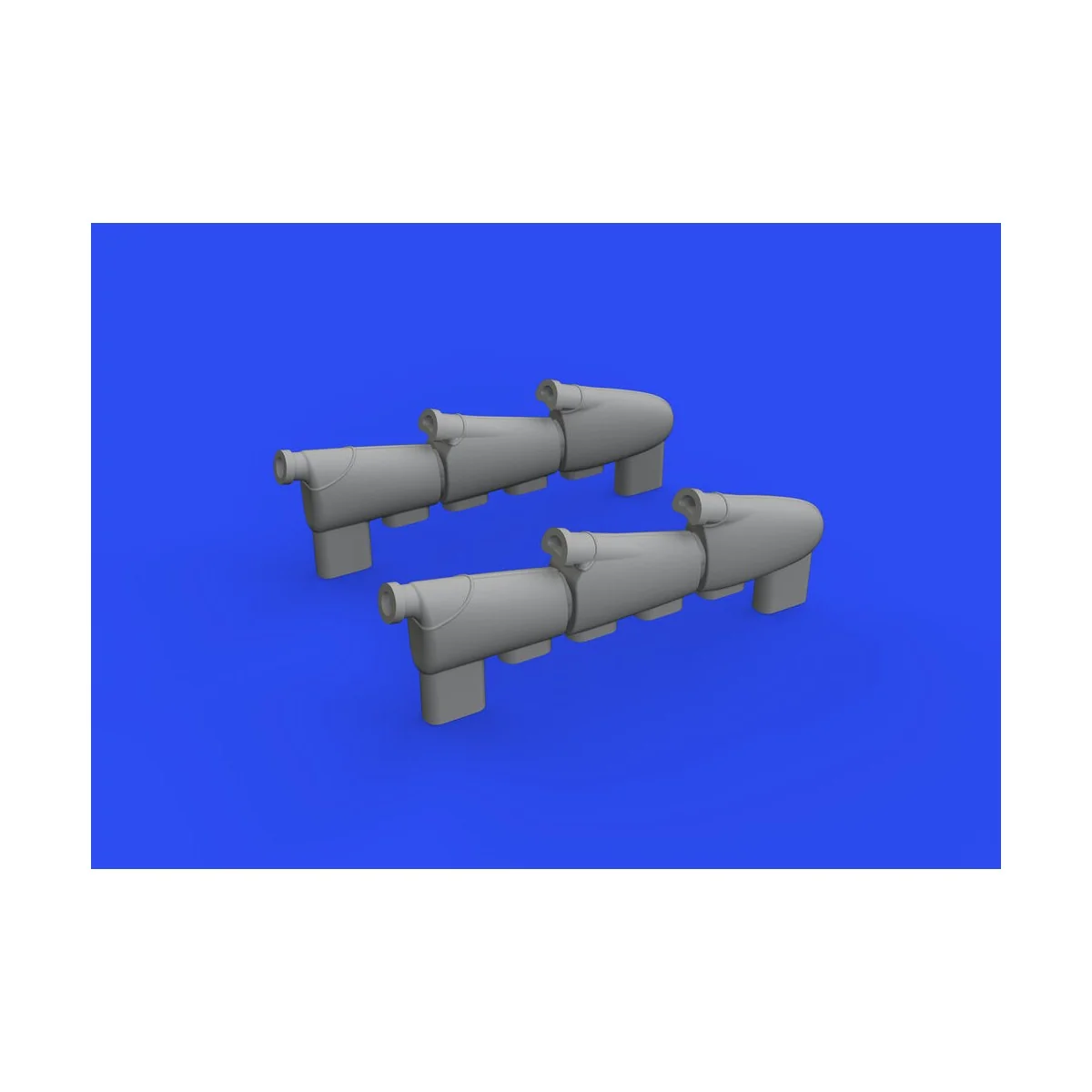 Hurricane Mk.I exhaust stacks for ARMA HOBBY - Eduard Accessories 6...