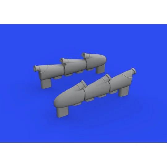 Hurricane Mk.I exhaust stacks for ARMA HOBBY, 1/72 - Eduard Accesso...