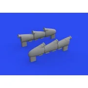Hurricane Mk.I exhaust stacks for ARMA HOBBY - Eduard Accessories 6...