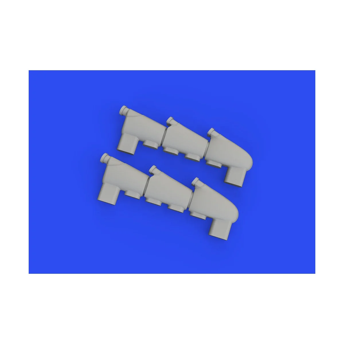 Hurricane Mk.I exhaust stacks for ARMA HOBBY - Eduard Accessories 6...