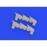 Hurricane Mk.I exhaust stacks for ARMA HOBBY - Eduard Accessories 6...