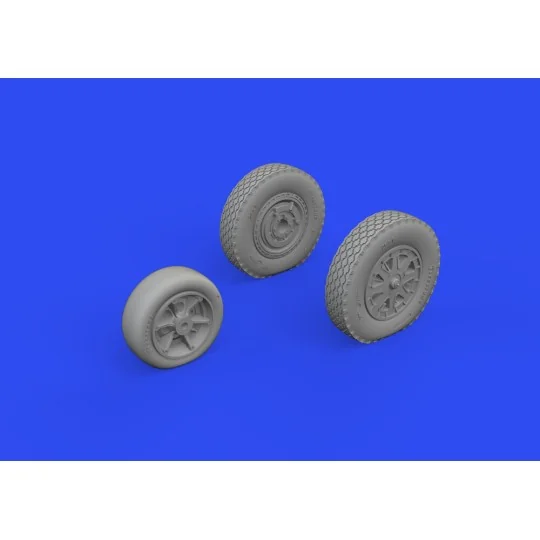 P-39Q wheels PRINT1/72 for ARMA HOBBY, 1/72 - Eduard Accessories 67...