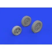 P-39Q wheels PRINT1/72 for ARMA HOBBY - Eduard Accessories 672303