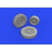 P-39Q wheels PRINT1/72 for ARMA HOBBY - Eduard Accessories 672303