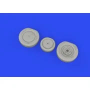 P-39Q wheels w/rims PRINT 1/72 for ARMA HOBBY - Eduard Accessories ...