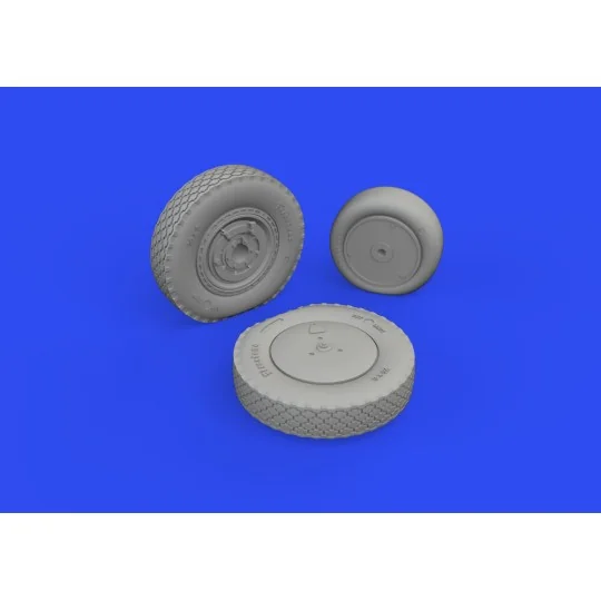 P-39Q wheels w/rims PRINT 1/72 for ARMA HOBBY, 1/72 - Eduard Access...