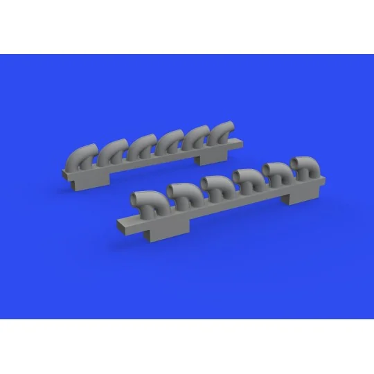 P-39Q exhaust stacks PRINT 1/72 for ARMA HOBBY, 1/72 - Eduard Acces...