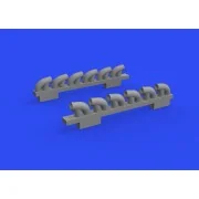 P-39Q exhaust stacks PRINT 1/72 for ARMA HOBBY, 1/72 - Eduard Acces...