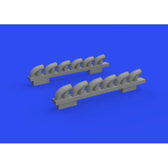 P-39Q exhaust stacks PRINT 1/72 for ARMA HOBBY, 1/72 - Eduard Acces...