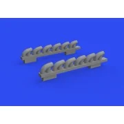P-39Q exhaust stacks PRINT 1/72 for ARMA HOBBY, 1/72 - Eduard Acces...