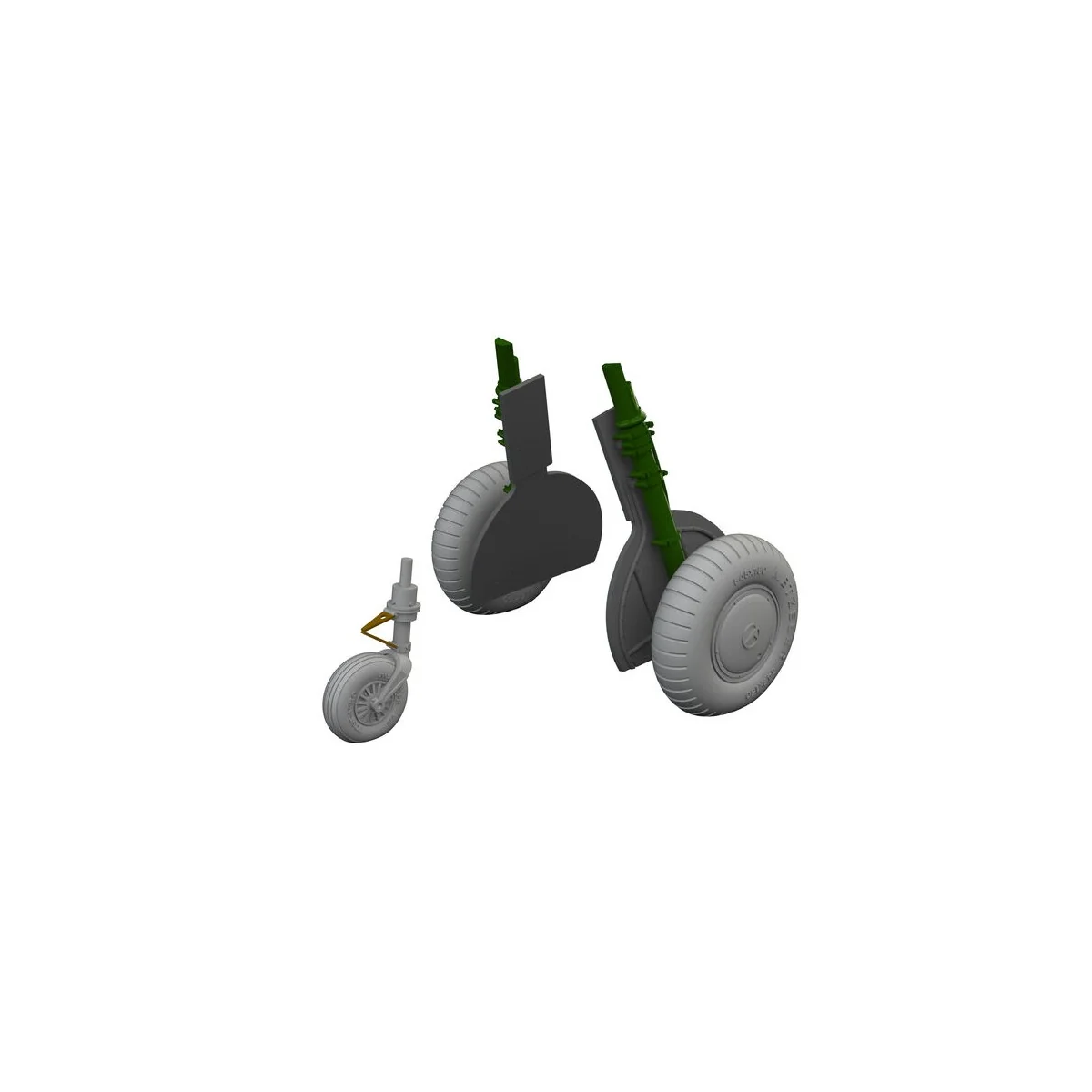 Bf 108 regular wheels LööKplus, 1/48 - Eduard Accessories 644276