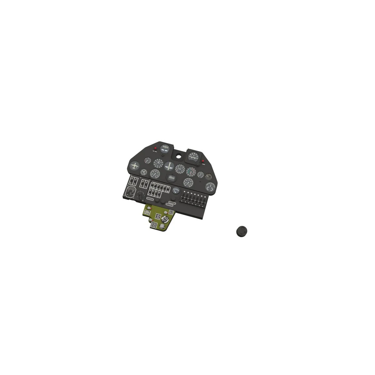 P-40E w/ rounded exhaust stacks LööKplus EDUARD, 1/48 - Eduard Acce...