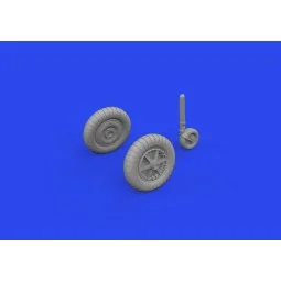 Bf 109F wheels PRINT 1/72 EDUARD - Eduard Accessories 672316