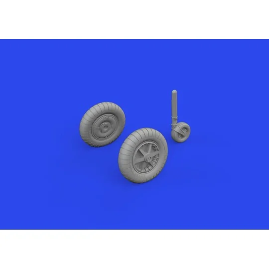Bf 109F wheels PRINT 1/72 EDUARD, 1/72 - Eduard Accessories 672316