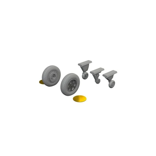 F4F-4 w/ late wheels LööKplus ACADEMY, 1/48 - Eduard Accessories 64...