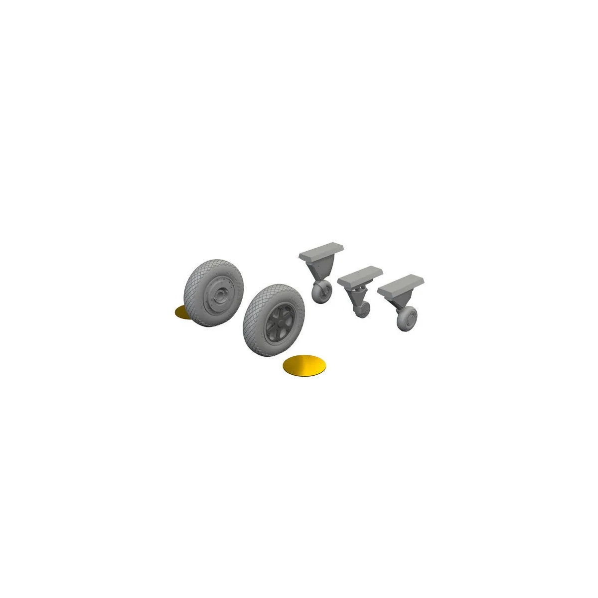 F4F-4 w/ late wheels LööKplus ACADEMY, 1/48 - Eduard Accessories 64...