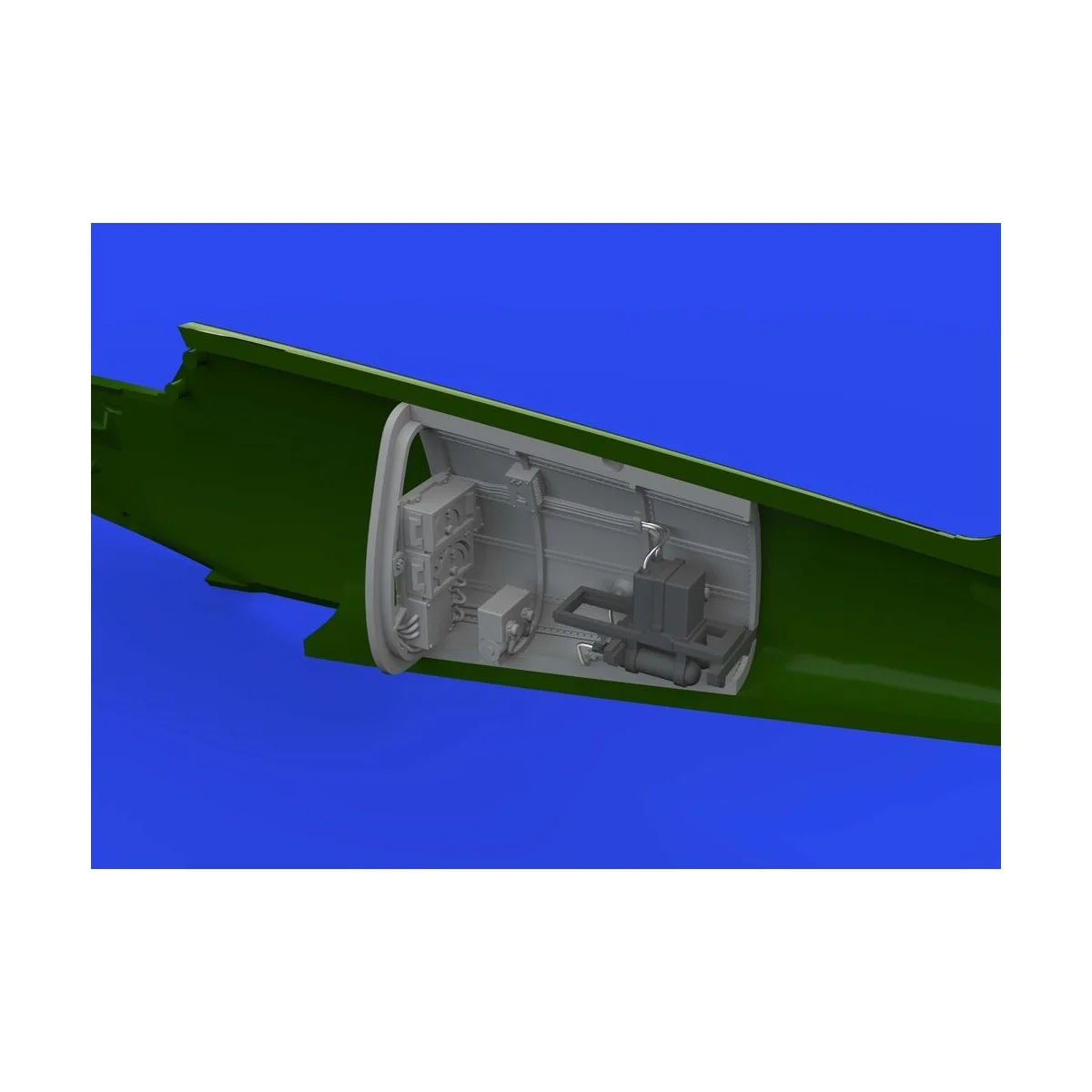 Bf 109F radio compartment PRINT 1/72 EDUARD - Eduard Accessories 67...