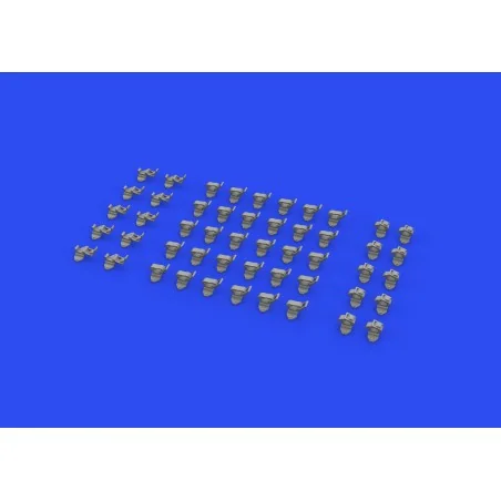WWII German clamps Type 1 PRINT, 1/35 - Eduard Accessories 635017