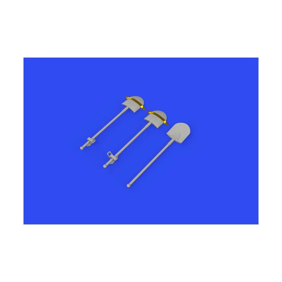 WWII German shovels PRINT, 1/35 - Eduard Accessories 635025