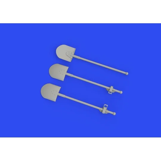WWII German shovels PRINT, 1/35 - Eduard Accessories 635025