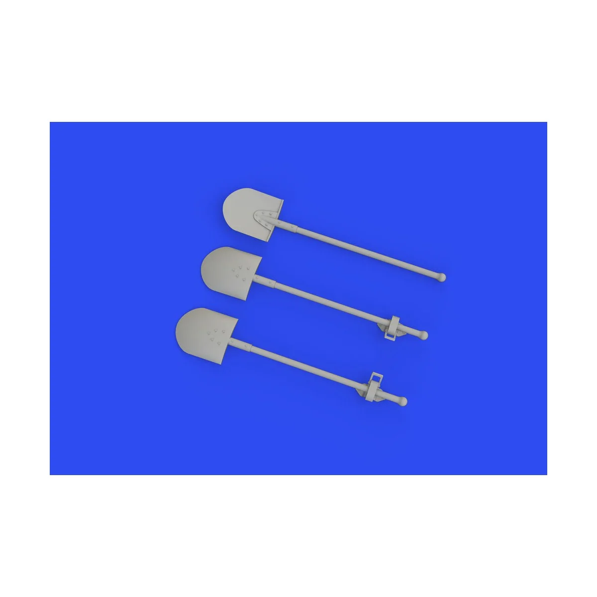 WWII German shovels PRINT, 1/35 - Eduard Accessories 635025