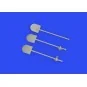 WWII German shovels PRINT, 1/35 - Eduard Accessories 635025