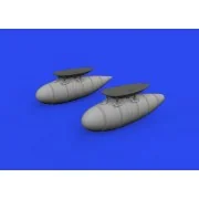 Bf 109F/G external fuel tanks 1/72 EDUARD - Eduard Accessories 672321