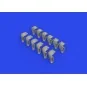 Spitfire Mk.IX exhaust fishtail PRINT 1/24 AIRFIX, 1/24 - Eduard Ac...