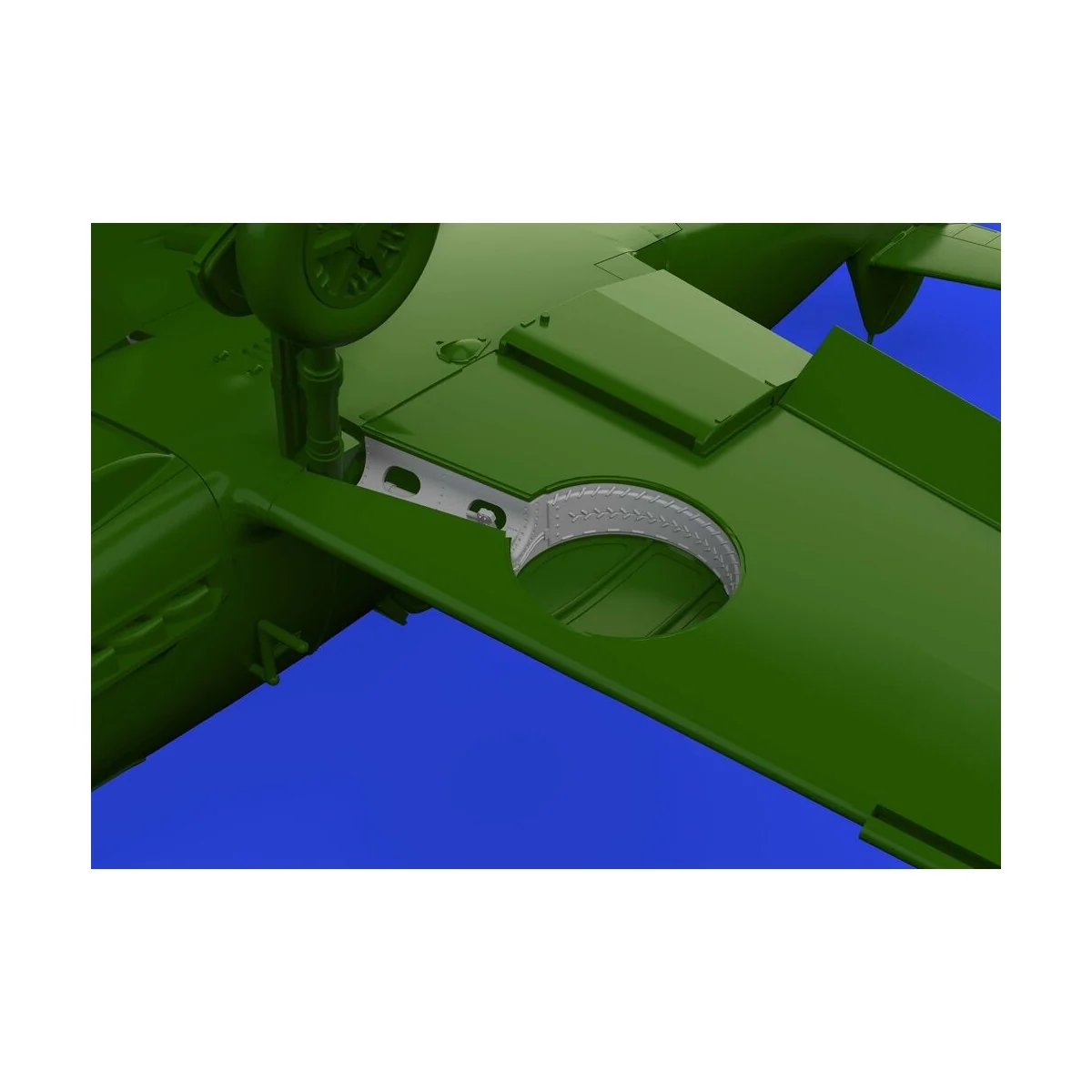 Bf 109F wheel bays rounded PRINT 1/72 EDUARD, 1/72 - Eduard Accesso...