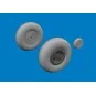 Spitfire Mk.VIII wheels 4spoke AIRFIX, 1/24 - Eduard Accessories 62...