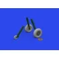Spitfire Mk.IX wheels 5spoke 1/24 AIRFIX, 1/24 - Eduard Accessories...