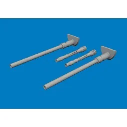 Bf 109G-5/6 gun barrels PRINT for Airfix, 1/24 - Eduard Accessories...