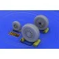 F-16 late wheels (KIN), 1/48 - Eduard Accessories 648011