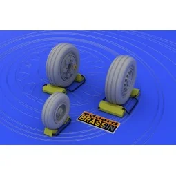 F-16 late wheels (KIN), 1/48 - Eduard Accessories 648011 2