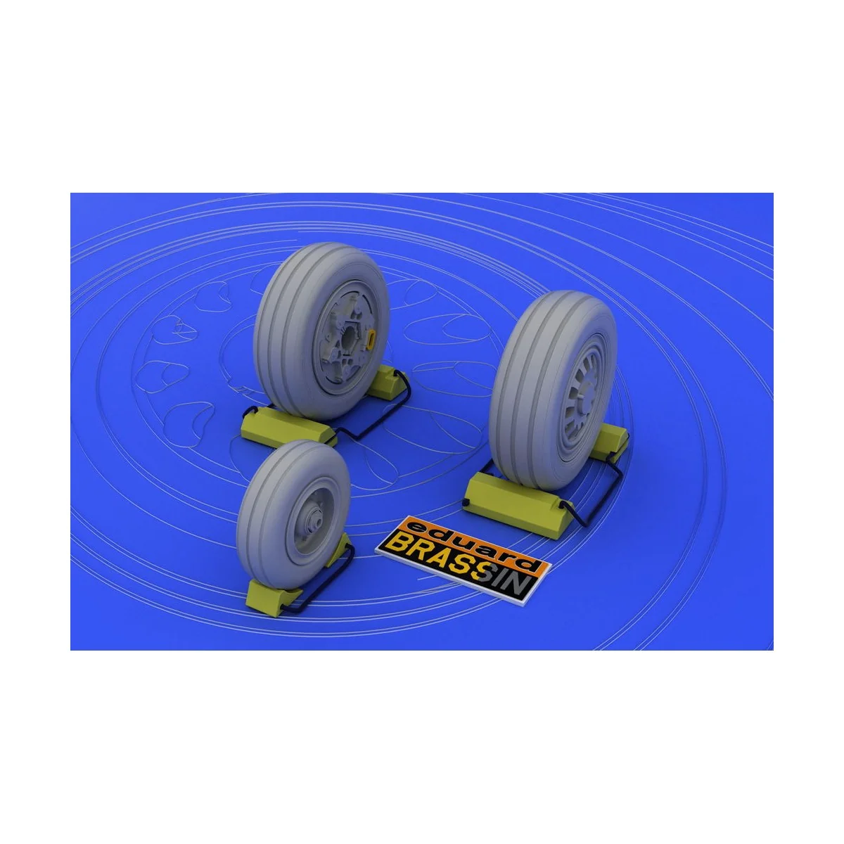 F-16 late wheels (KIN), 1/48 - Eduard Accessories 648011