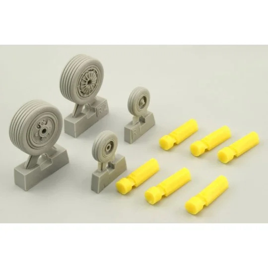F-4C/D/E/F/G wheels (HAS), 1/48 - Eduard Accessories 648012