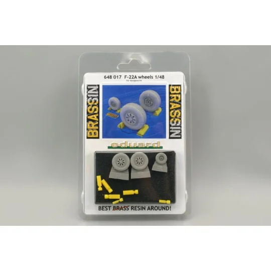 F-22A wheels für Hasegawa, 1/48 - Eduard Accessories 648017