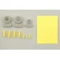 F-22A wheels für Hasegawa, 1/48 - Eduard Accessories 648017