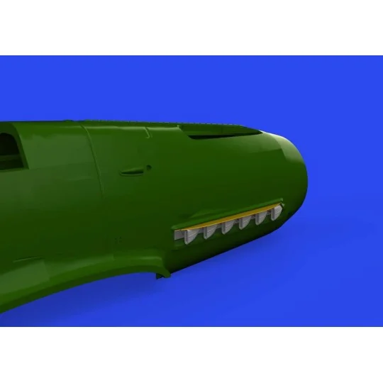 Bf 109F/G exhaust stacks PRINT 1/72 EDUARD - Eduard Accessories 672325